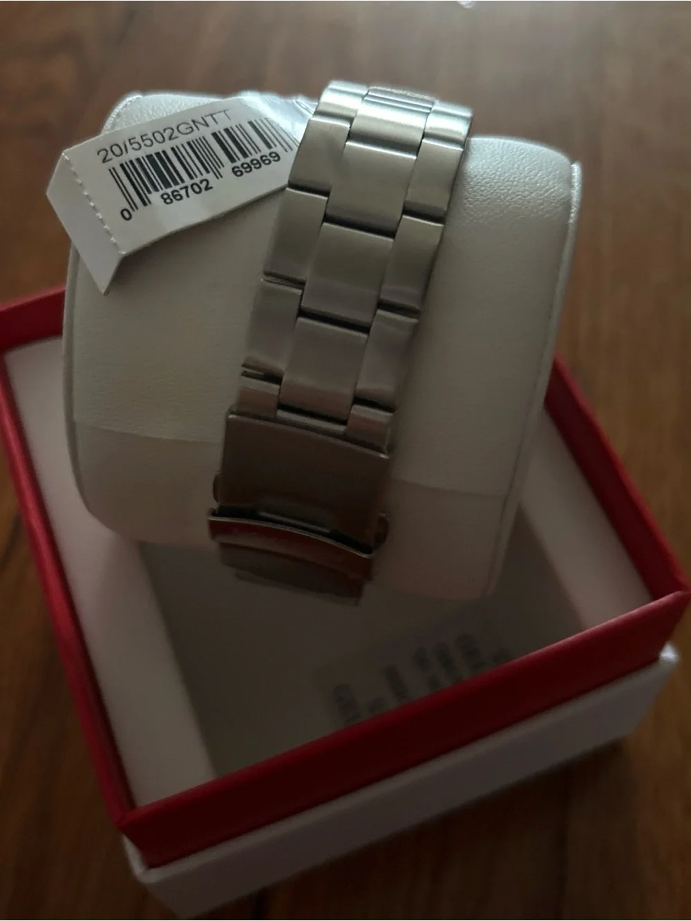 Men’s watch with green dial